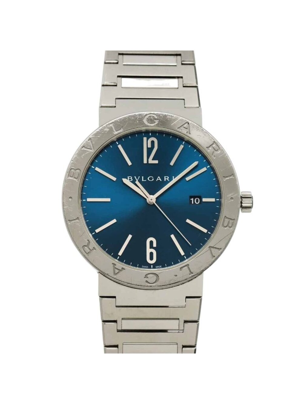 Bvlgari Watch Date Blue Automatic